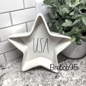 Rae Dunn 2021 USA Star Dish